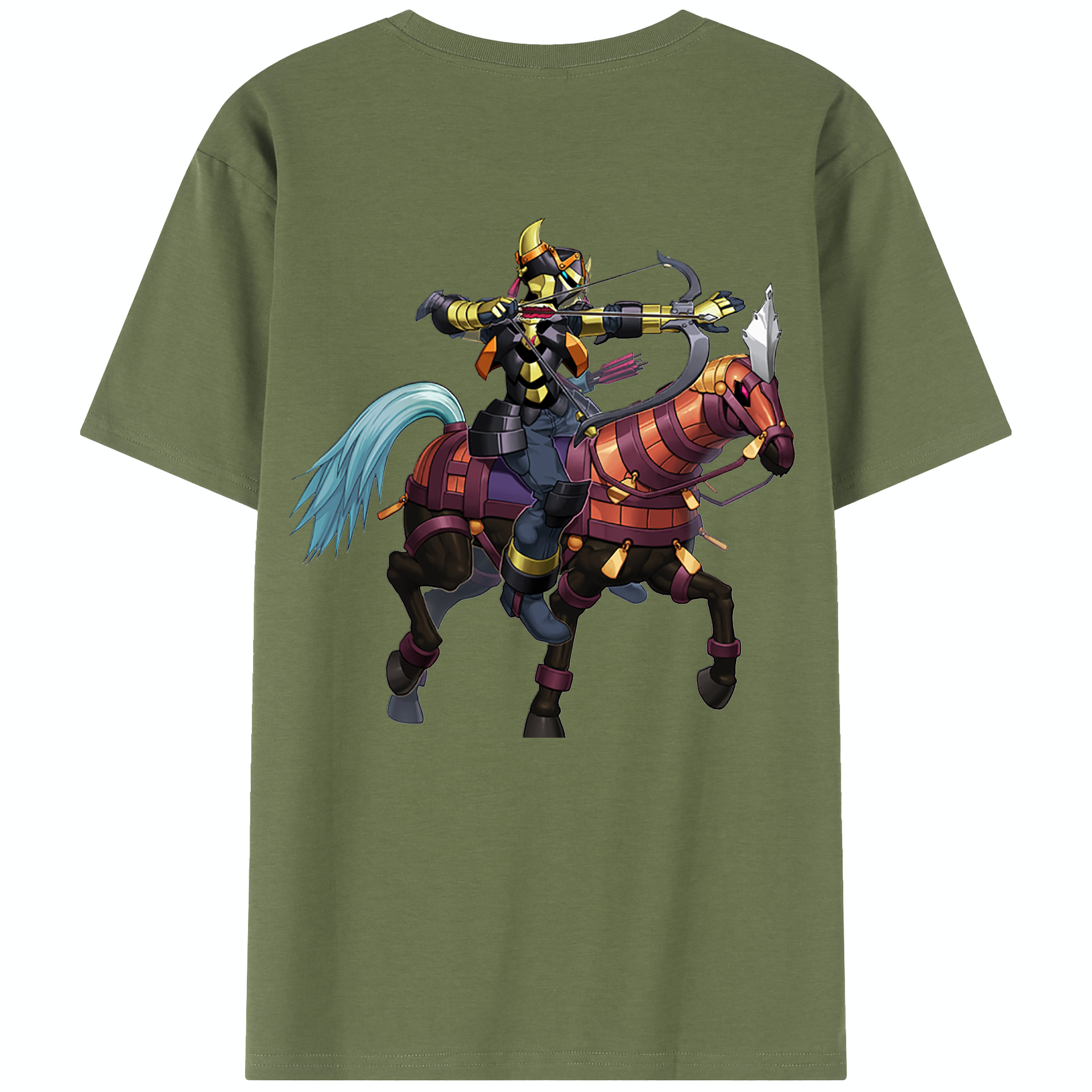 （画像用） 遊☆戯☆王 Yu-Gi-Oh! 綿100％半袖Tシャツ（背面プリント）